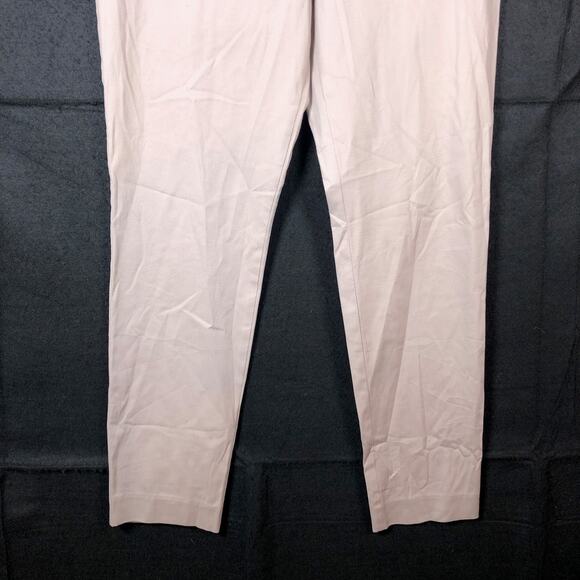 Stefanel Womens Pants Tan Lightweight Mid Rise Straight Work Casual 6 - Picture 3 of 11